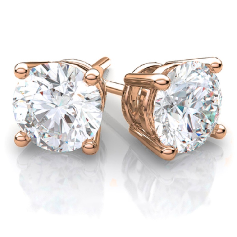 3 CTW Swarovski Elements Studs